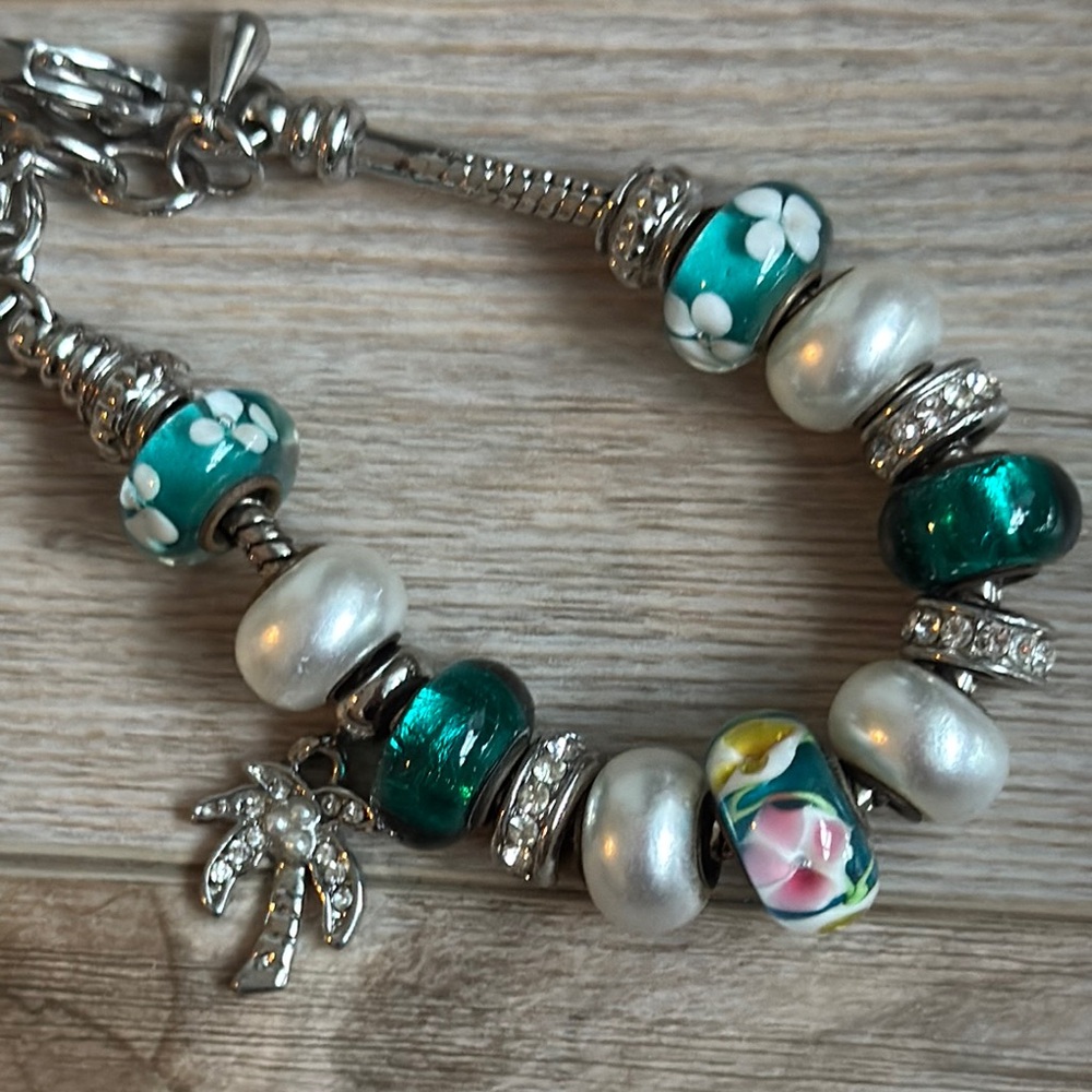 Silver and Blue Jewelry Lot 3 pieces